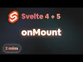 onMount in Svelte