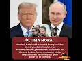 Putin invita a Trump a Moscu para negociar fin de la guerra en Ucrania