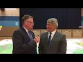 GERARD DELTELL MP LOUIS-SAINT-LAURENT VISITS SASKATOON