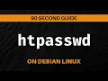 How to Use htpasswd to Add Login to Nginx - Debian Linux
