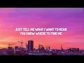The 1975 - All I Need To Hear (Lyrics)