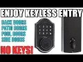 amazonbasics Electronic Deadbolt Lock keyless lock