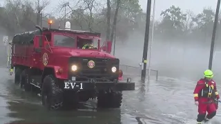 Houston weather Heavy rain leads to flooding in Conroe
