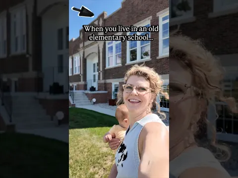 When you live in a 112-year-old elementary school…