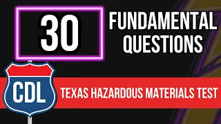 Texas CDL Hazardous Materials Test DPS Hazmat Practice Exam with Questions Answers
