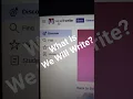 What is We Will Write