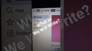 What is We Will Write