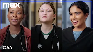 The Cast of The Pitt Answer Fan Questions The Pitt Max