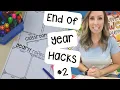 End of Year Hacks for Preschool Pre-K and Kindergarten