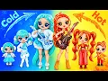 Download Lagu Fire vs Ice LOL Sisters Growing Up / DIYs for Dolls