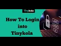 Login Instructions English