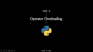 OOP - X Operator Overloading Python Concept Example