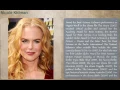 Nickol Kidman