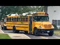 Montauk Bus School Buses leave Clayton Huey Elementary School at 10 20 AM have an amazing Summer
