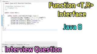 Function Interface Interview Question Java 8 Hindi