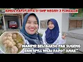 AMBIL RAPOT DITA DI SMP NEGERI 2 PONGGOK‼️MAMPIR ANDOK BAKSO PAK SUGENG DAN SPILL NILAI RAPOT ANAK\