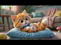 Mochi the Silly Cat Chases His Tail Funny Cat Cartoon KiddoPop