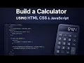 Build a Working Calculator from Scratch HTML CSS JavaScript Live Project