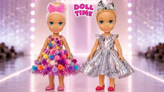 Elsie and Annie Design a New Dress Story