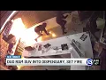 Suspects ram stolen SUV into Monroe dispensary set fire inside