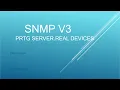 How to configuration SNMP v3 Cisco How to add Cisco device prtg server Cisco SNMPv3 configuration
