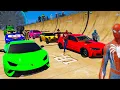 Lagu SPIDERMAN Epic ULTRA WINDMILL RAMP Challeng for Cars Monster Truck! Superhero Hulk Venom Goku– GTA 5