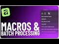 Stop Wasting Time Use Macros in Affinity to Speed Up Your Edits