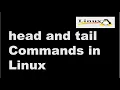 head and tail Commands in Linux Linux Tutorial Linux Interview Question