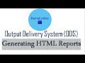Basic SAS programming topic 11 - ODS and HTML