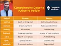 Regular Expressions Methods in Python