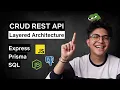 Tutorial Basic CRUD REST API Layered Architecture ExpressJS Prisma PostgreSQL