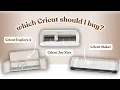 Which Cricut Should I Buy 2026 UPDATED Cricut Machine Comparison