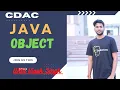 What is Object In java CodeTech Vivek Singh CDAC