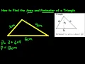 How to Find the Area and Perimeter of a Triangle