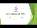 1 Java Tutorials Agenda JAVA programming