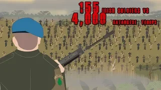 the siege of jadotville 155 irish soldiers vs 4 000 katangese troops 