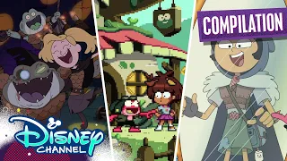 every amphibia theme song takeover compilation disneychannelanimation