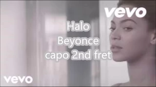 halo beyonce and chords