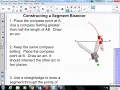 Geometry Constructions Copy segment and Segment Bisector