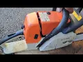 Stihl 034 AV Startup