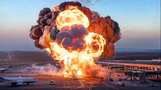 Israel F-15 First Strike - Houthi Airport Wiped Off the Map