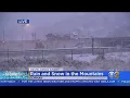 Snow Falling On 5 Freeway On The Grapevine