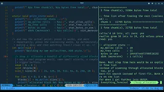 Building a Custom Memory Allocator in C malloc free calloc realloc from Scratch ASMR Coding