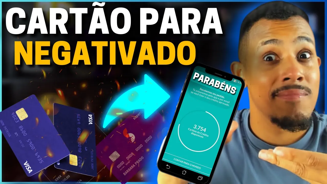 ????CARTÃO DE CRÉDITO PARA NEGATIVADO ( Como pedir e ser aprovado ) rei dos cartões