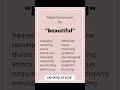to beautiful in different