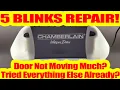 Chamberlain Whisper Drive - 5 Blinks on LED