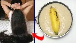 How To Grow Long and Thicken Hair Faster With Banana & Egg !! Super Fast Hair Growth Challenge!