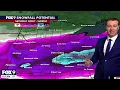 MN weather Strong wind heavy snow and covered roads