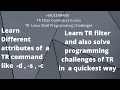 Tutorial Knowledge Tr command in unix