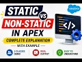 Static vs Non-Static in Apex With Real Example